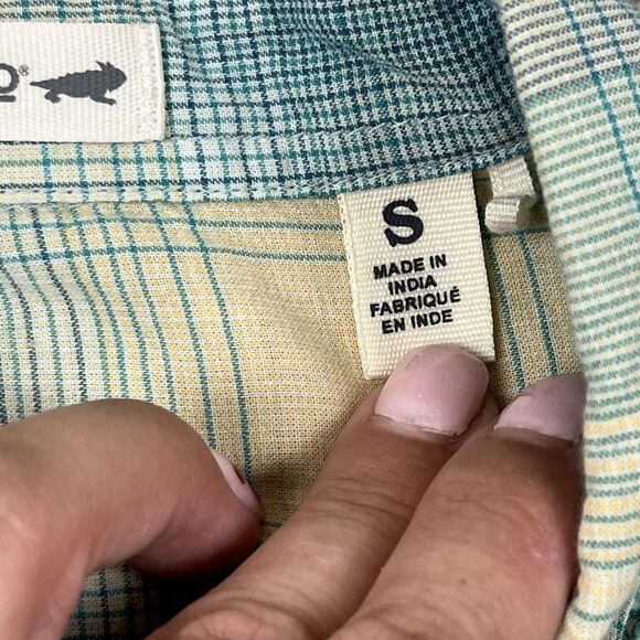 Toad & Co Shirt Womens Small Plaid Long Sleeve Button Up Organic Casual Top - Picture 4 of 8